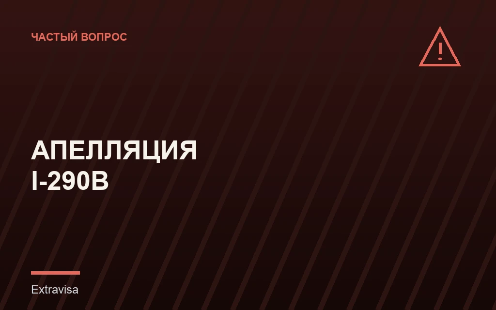 Апелляция I-290B на отказ USCIS