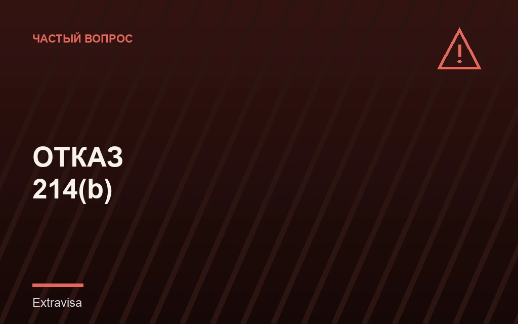 Отказ в визе США по статье 214(b)