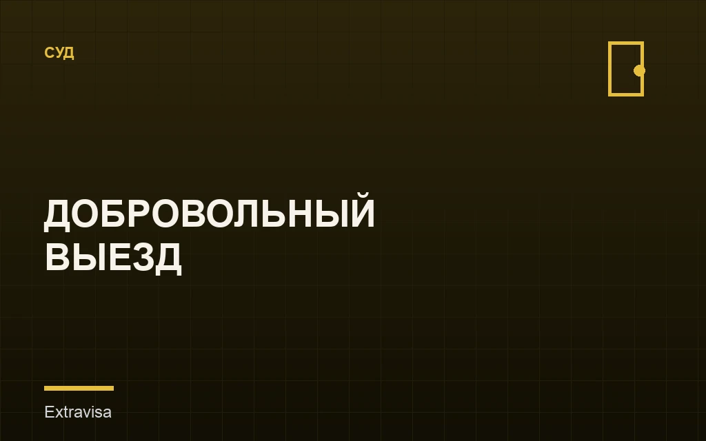 Добровольный выезд из США как альтернатива депортации