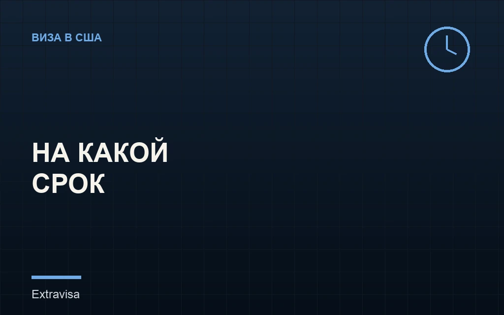 На какой срок выдают визу США